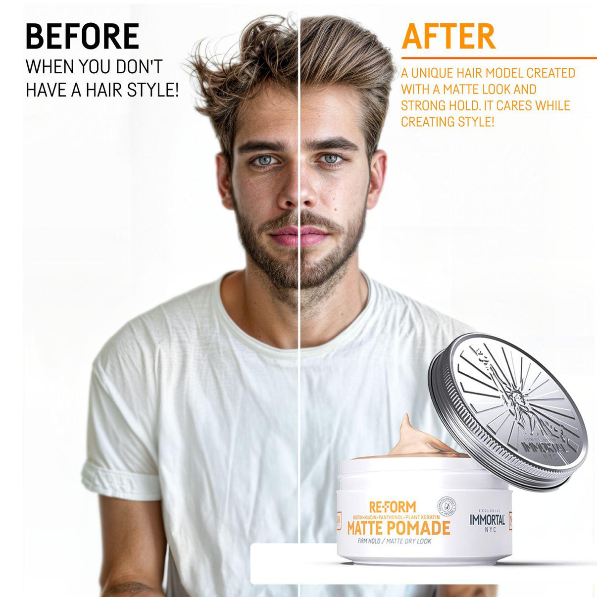 IMMORTAL NYC Reform/Vegan Matte Pomade