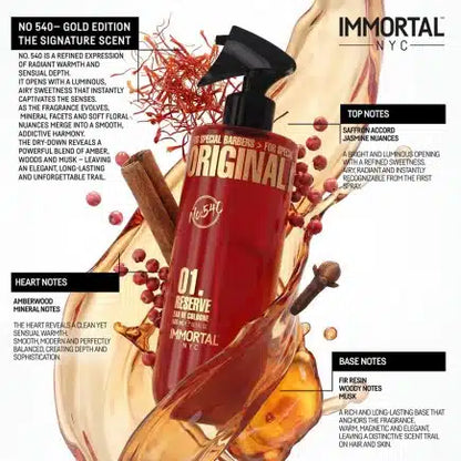 Immortal NYC Reserve Cologne 01 Gold Edition
