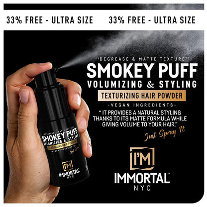 IMMORTAL NYC Smokey Puff Volumizing & Styling Texturizing Hair Powder