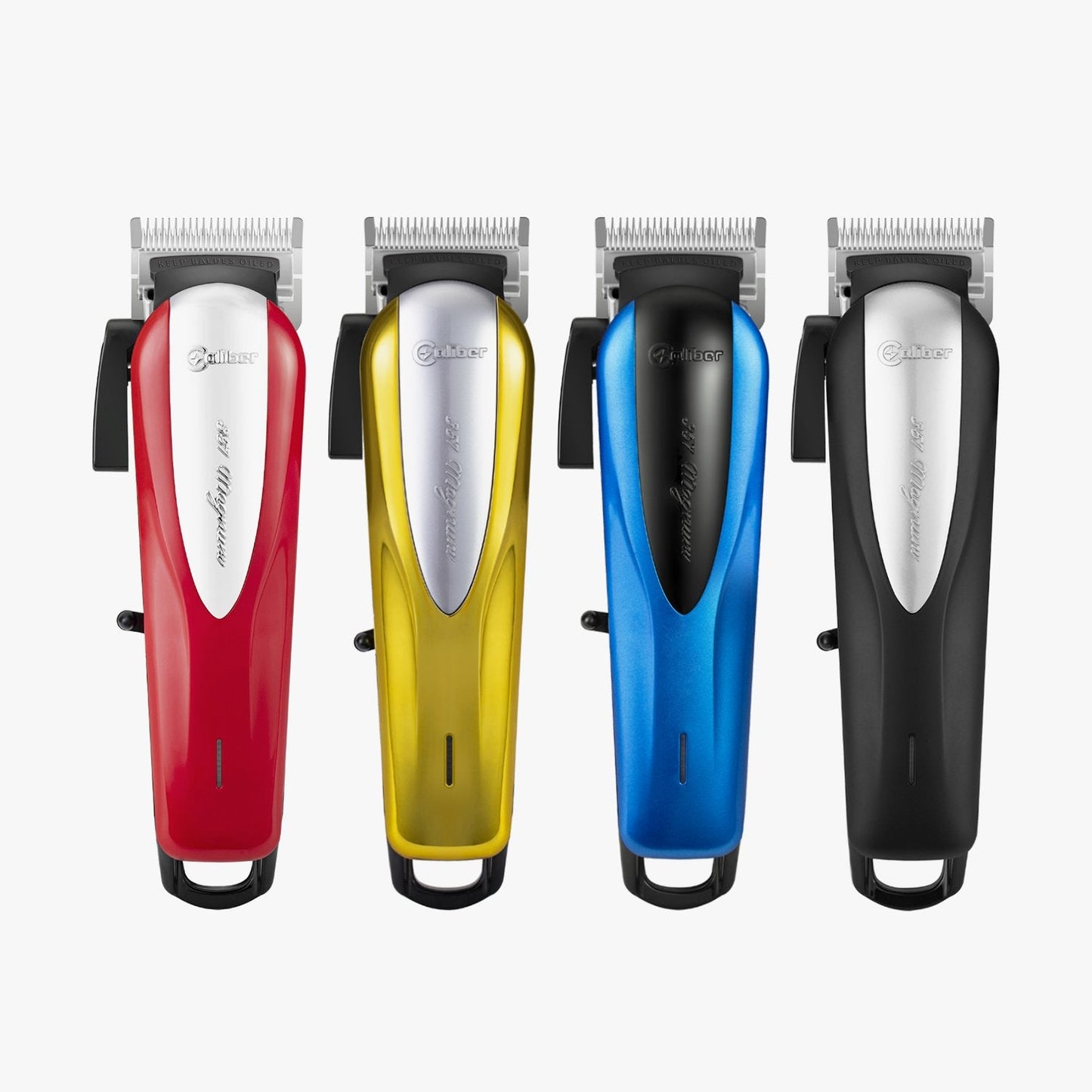 Caliber 357 Magnum Cordless Lithium Ion Clipper with 4 Color Lid