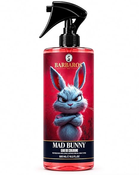 Barbaros Mad Bunny Aftershave Cologne 500ml