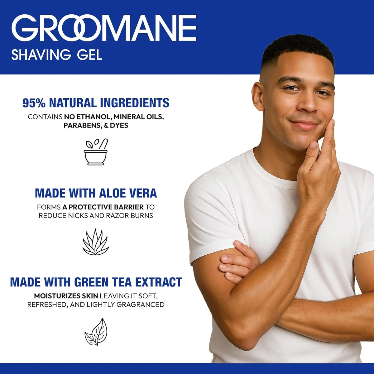 Red PRO GROOMANE Shaving Gel