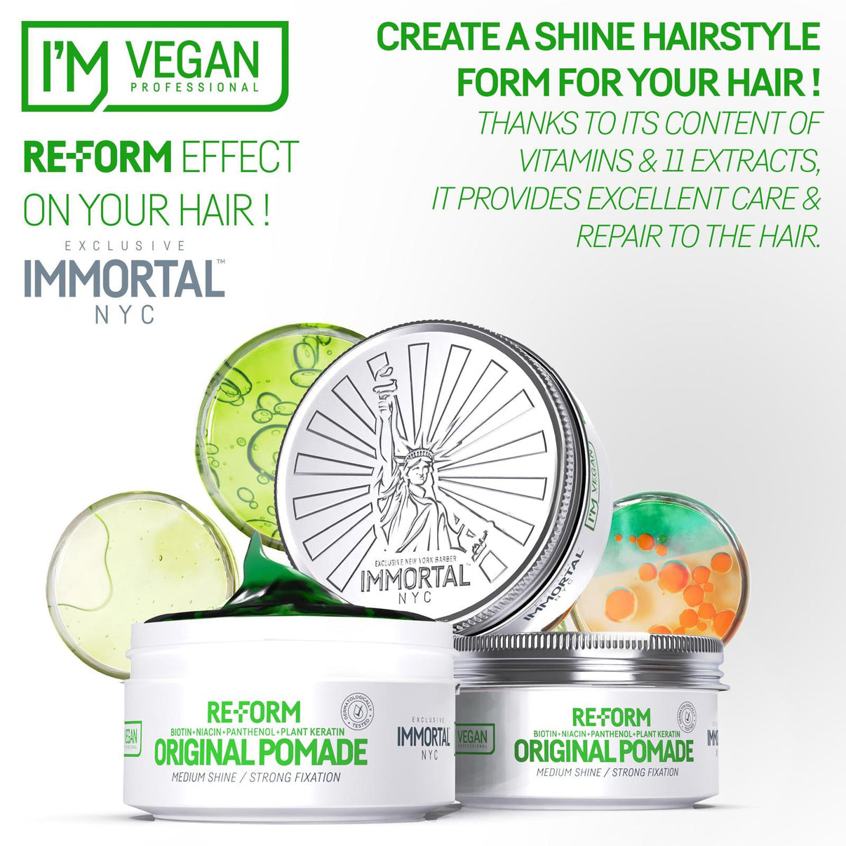 IMMORTAL NYC Reform/Vegan Original Pomade