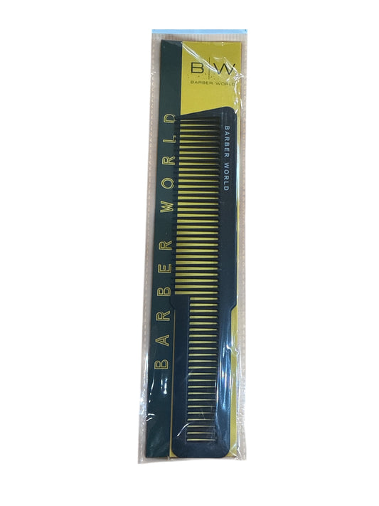 Barber World Flat top Carbon Comb #8135