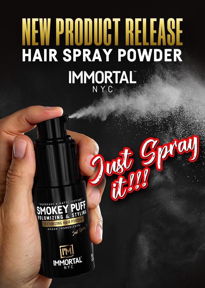 IMMORTAL NYC Smokey Puff Volumizing & Styling Texturizing Hair Powder