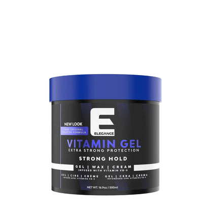 Elegance Triple Action - Super Strong Hold Hair Gel 16.9oz