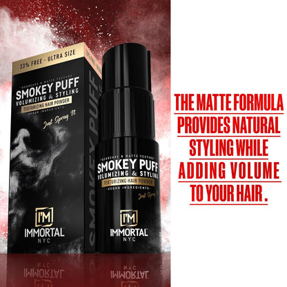 IMMORTAL NYC Smokey Puff Volumizing & Styling Texturizing Hair Powder