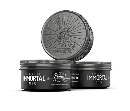 IMMORTAL NYC Cream Pomade" ICONIC MEN"