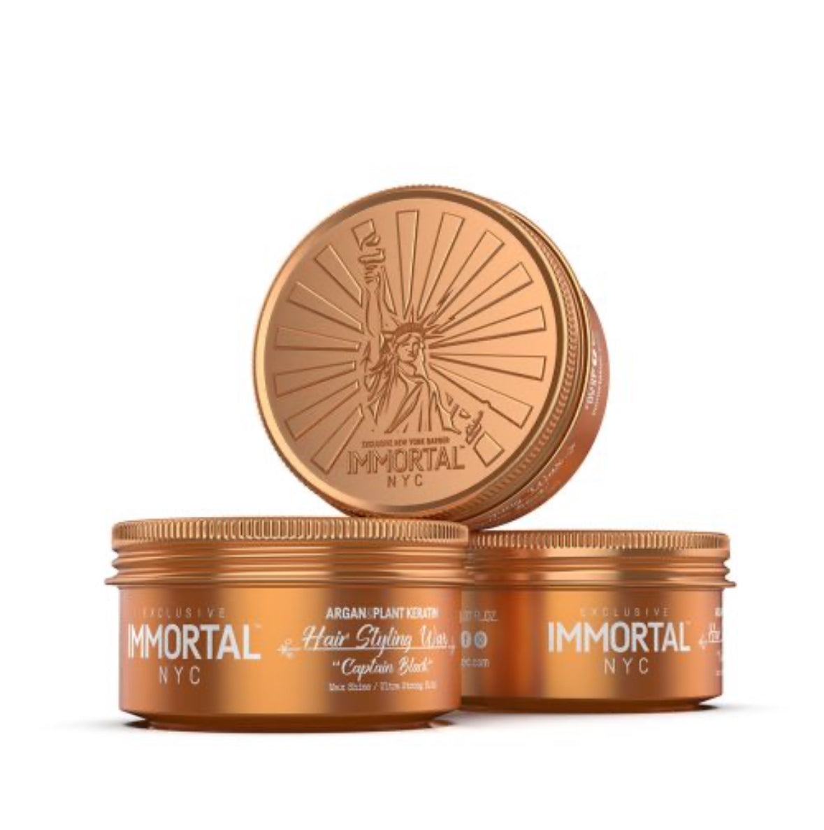 IMMORTAL NYC Hair Styling Wax "CAPTAIN BLACK"