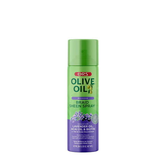 ORS Olive Oil Braid Sheen Spray Lavender Oil, Acaí Oil & Biotin