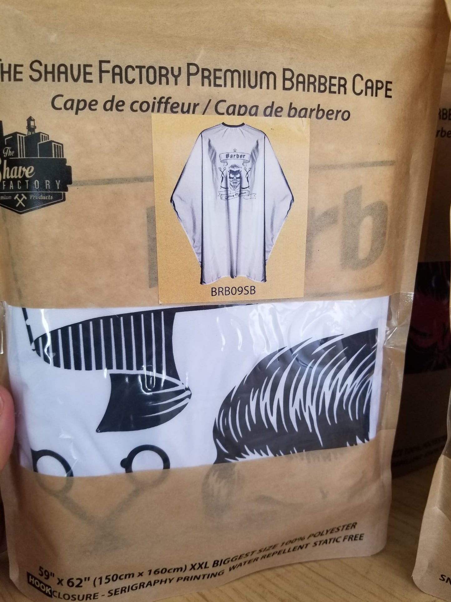 The Shave Factory Premium Barber Cape