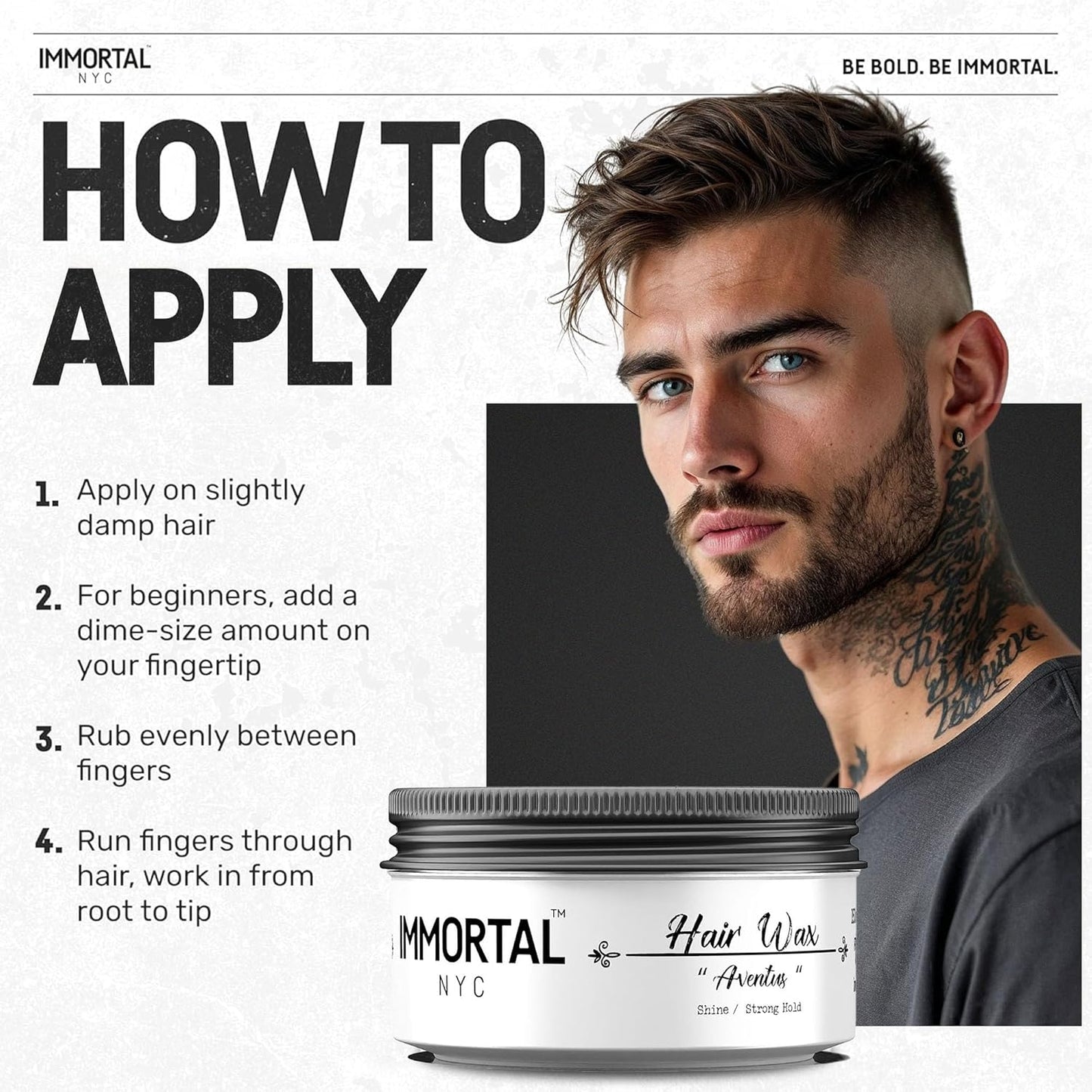 Immortal NYC Hair Wax Aventus