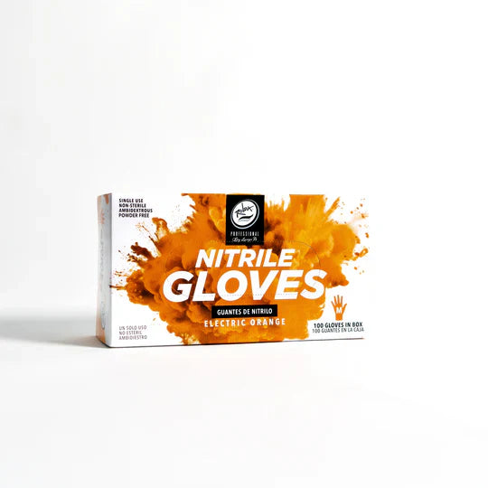 ROLDA - NITRILE GLOVES ELECTRIC ORANGE