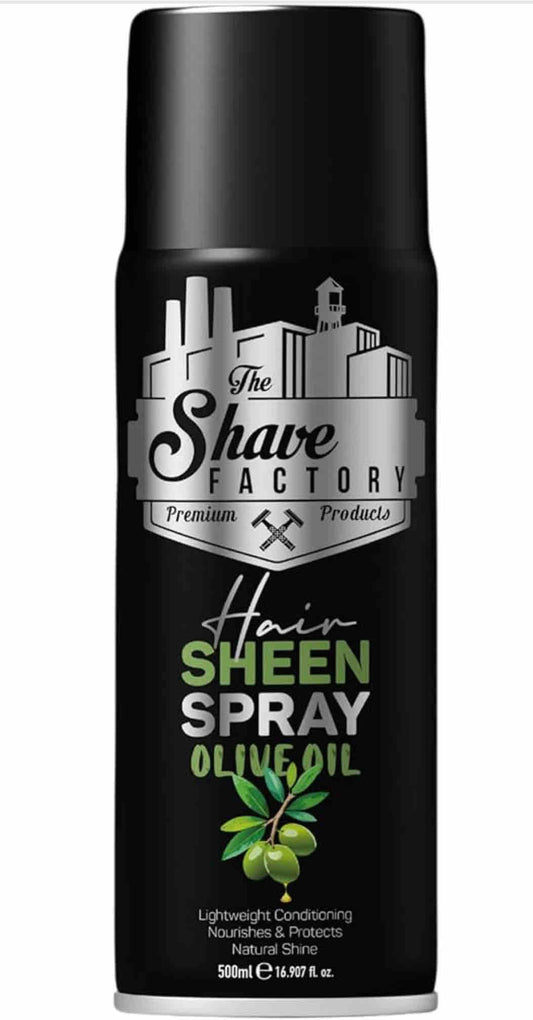 The Shave Factory Hair Sheen Spray-Olive Oil