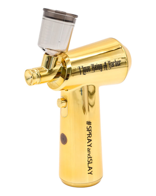 I Love Being A Barber Cordless Airbrush-Gold