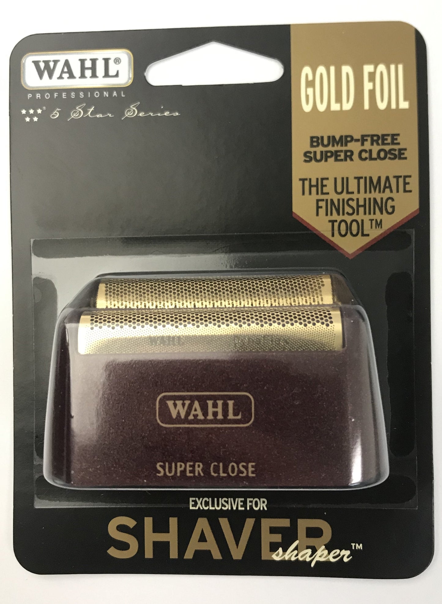 WAHL 5 STAR SHAVER SUPER CLOSE REPLACEMENT FOIL - GOLD #7031-200