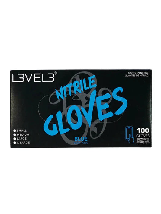 Level 3 Nitrile Gloves (100 pack) BLUE