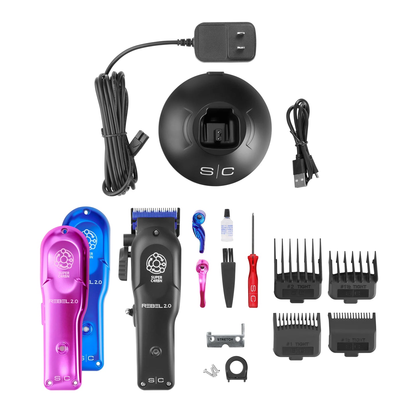Style Craft Rebel 2.0 Professional Hair Clipper with Super CARBN Motor SC601M
