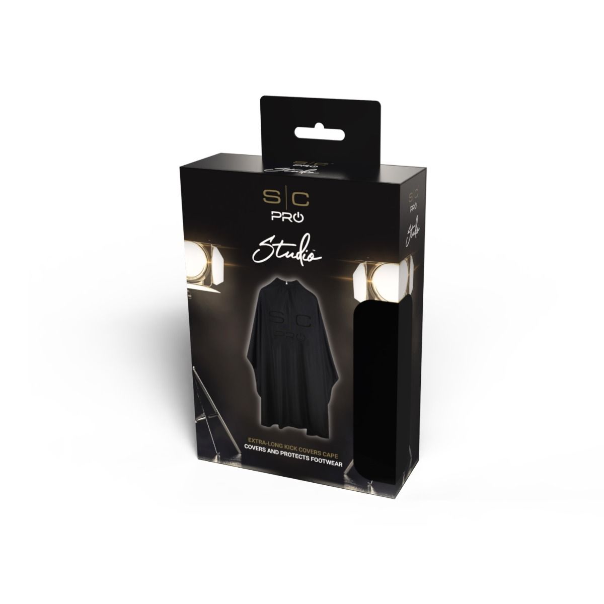 StyleCraft Pro Studio - Professional Extra-Long Kick Covers Cape in Black