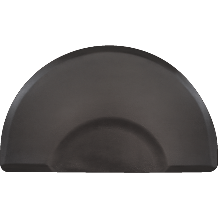 Smart Step Tough Guy - 5/8" Original Black Anti-Fatigue Mat Half Round