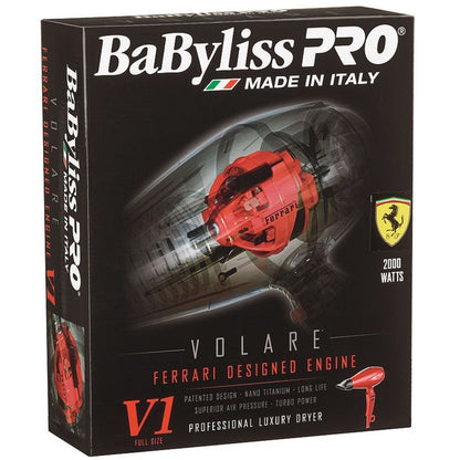 BaBylissPro VOLARE V1 Professional Luxury Full Size Dryer - Black #BFV1