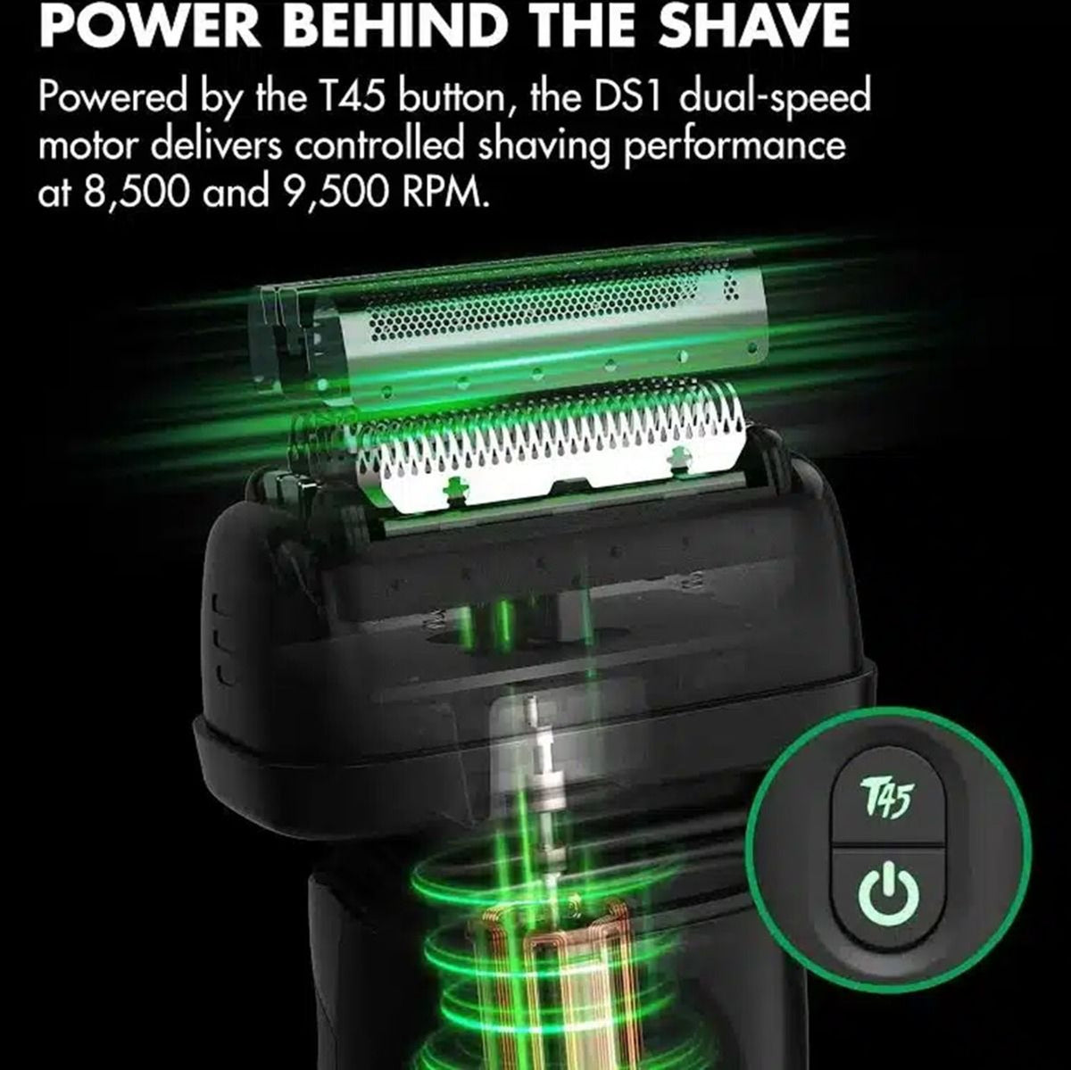 BaBylissPro X Tomb45 Wireless Charging Double-Foil Shaver #FXT45FS