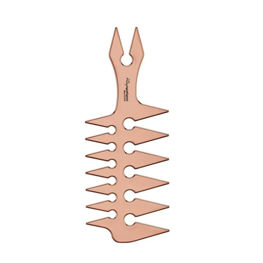 BaByliss Professional Barberology Wide-Tooth Styling Comb - Rose Gold #BBWIDETHRG