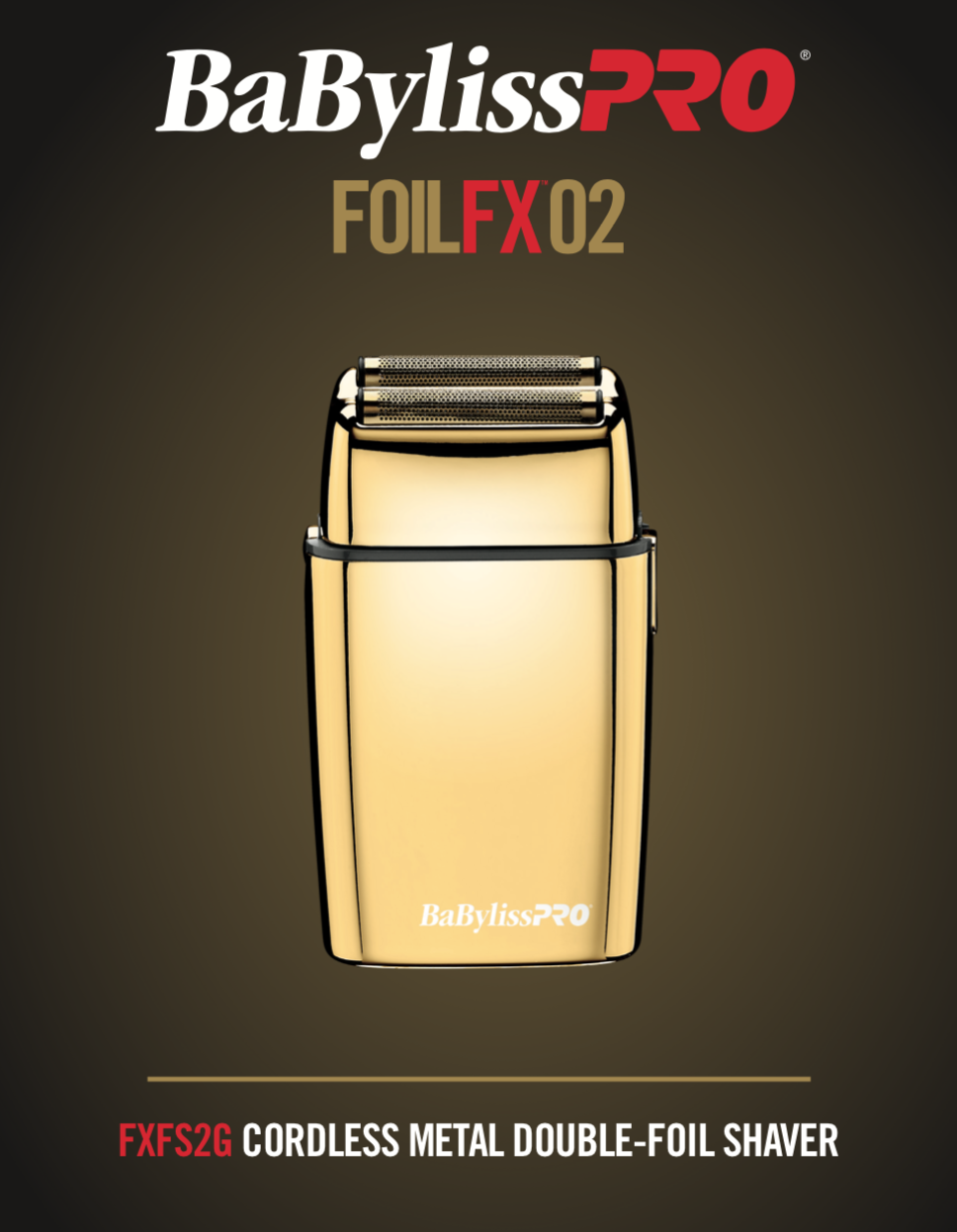 BabylissPro Shaver FOILFX02 GOLD