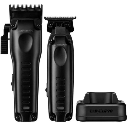 BaBylissPro LIMITED EDITION LO-PROFX Compact Series Clipper & Trimmer Combo - Matte Black #FX8272PKMB