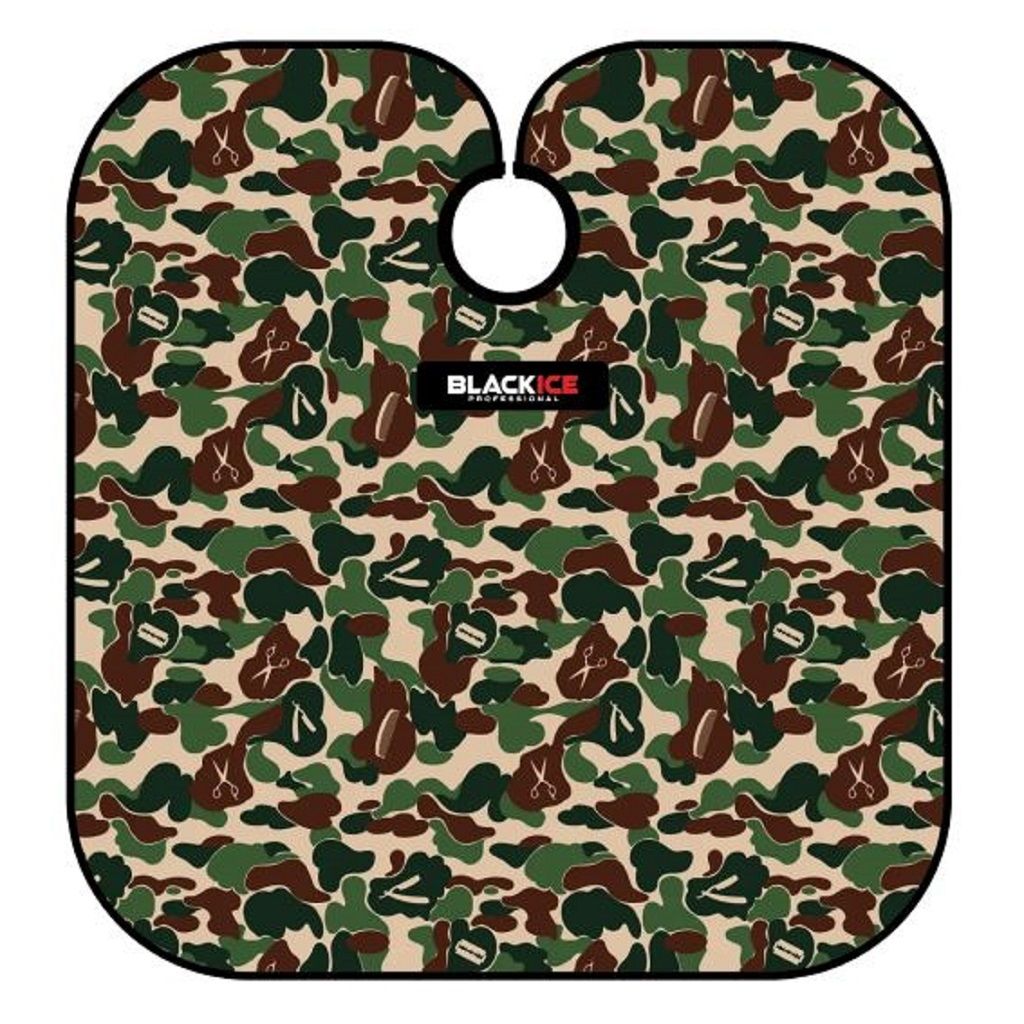 Black Ice Signature Series Barber Cape [Original Camo] #BVE009CAM