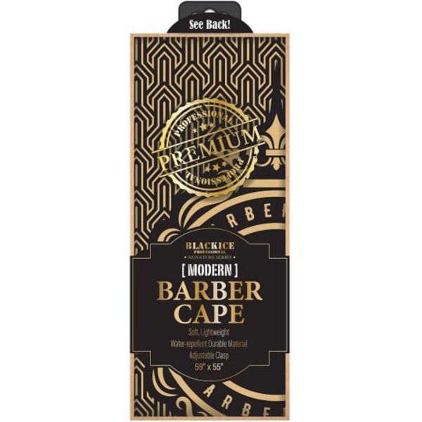 Black Ice Signature Series Barber Cape [Modern] #BVE009MOD