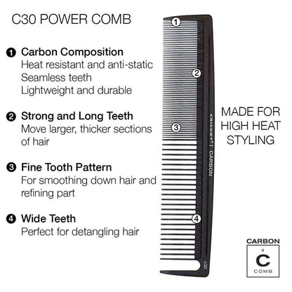 Cricket Carbon Power Comb #C30