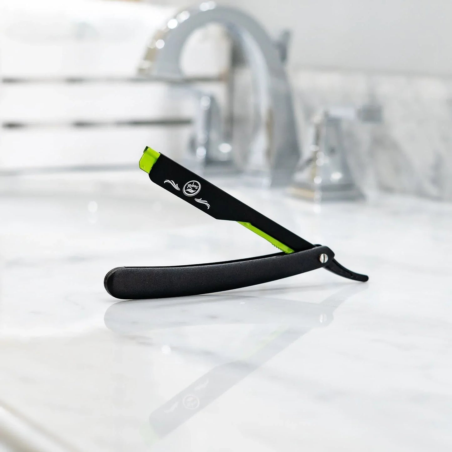 Rolda - Barber Matte Razor Blade Holder | Dual Fold, Lightweight