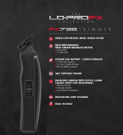 BabylissPro LO-PROFX HIGH PERFORMANCE LOW PROFILE TRIMMER