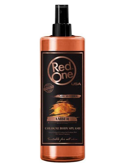 Red One After Shave Cologne Body Splash Amber 400ml