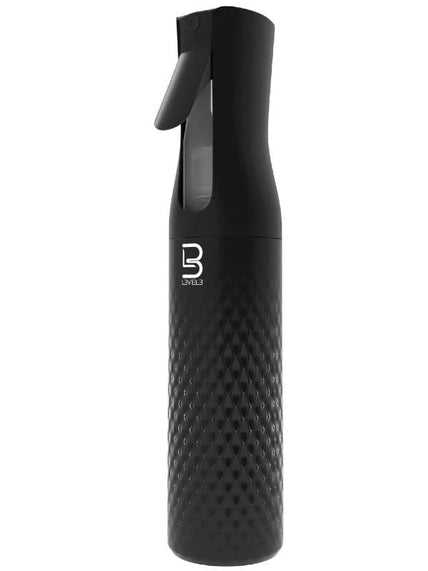 Level 3 Beveled Spray Bottle [Black]