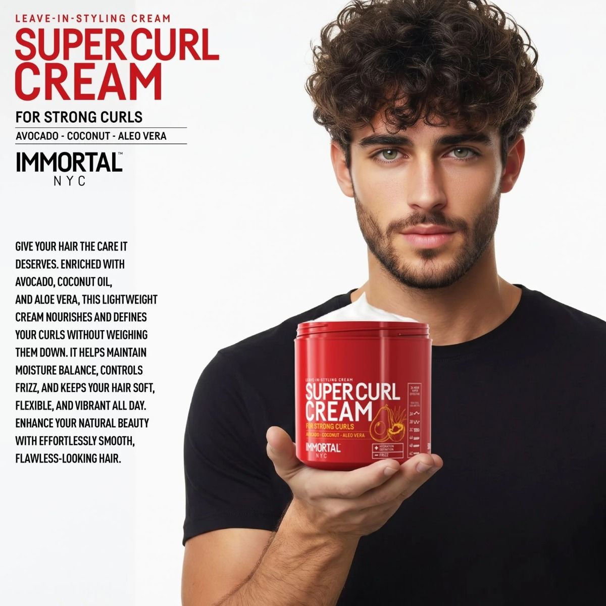 Immortal NYC Super Curl Cream 16.9oz