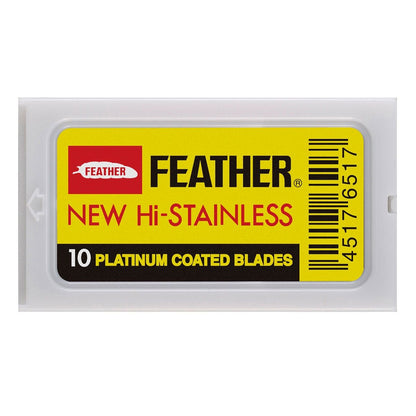 Jatai Feather Hi Stainless Double Edge Blades - 200 Blades