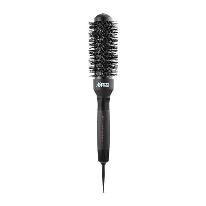 StyleCraft NoFRIZZ Round Brush with Ion Technology and Ceramic-Coated Barrel 32mm #SCBRUSH32B