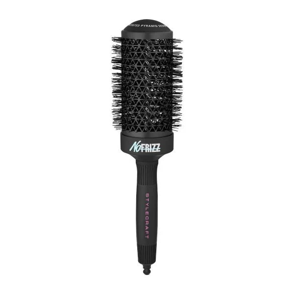 StyleCraft NoFRIZZ Round Brush with Ion Technology and Ceramic-Coated Barrel 53mm #SCBRUSH53B - Default Title