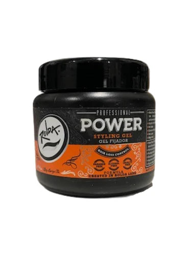 Rolda - Power Hair Styling Gel | Hair-Loss Control, Mega-Strong Hold, High Shine, Wet Look, Alcohol-free, Paraben-free, Flake-free