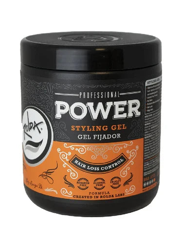 Rolda - Power Hair Styling Gel | Hair-Loss Control, Mega-Strong Hold, High Shine, Wet Look, Alcohol-free, Paraben-free, Flake-free