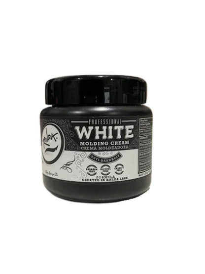 Rolda - White Hair Molding Cream | Anti-Dandruff Formula, Medium-Strong Hold, Natural Finish, Medium Shine, Alcohol-free, Paraben-free