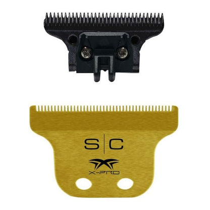 Stylecraft Replacement Classic Gold X-Pro Fixed Trimmer Blade with DLC Deep Tooth Cutter #SC516G
