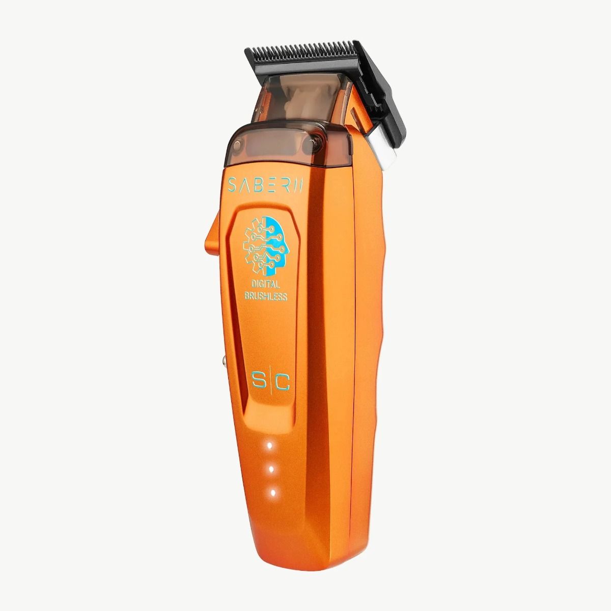 Stylecraft Pro SABER II Metal Clipper #SC617O with Digital Brushless EON Motor - Orange