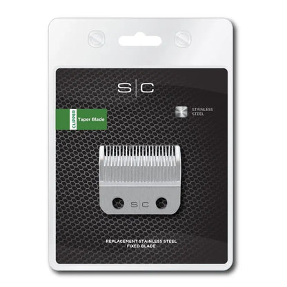 StyleCraft Replacement Fixed Stainless Steel Taper Hair Clipper Blade #SCFSTCB