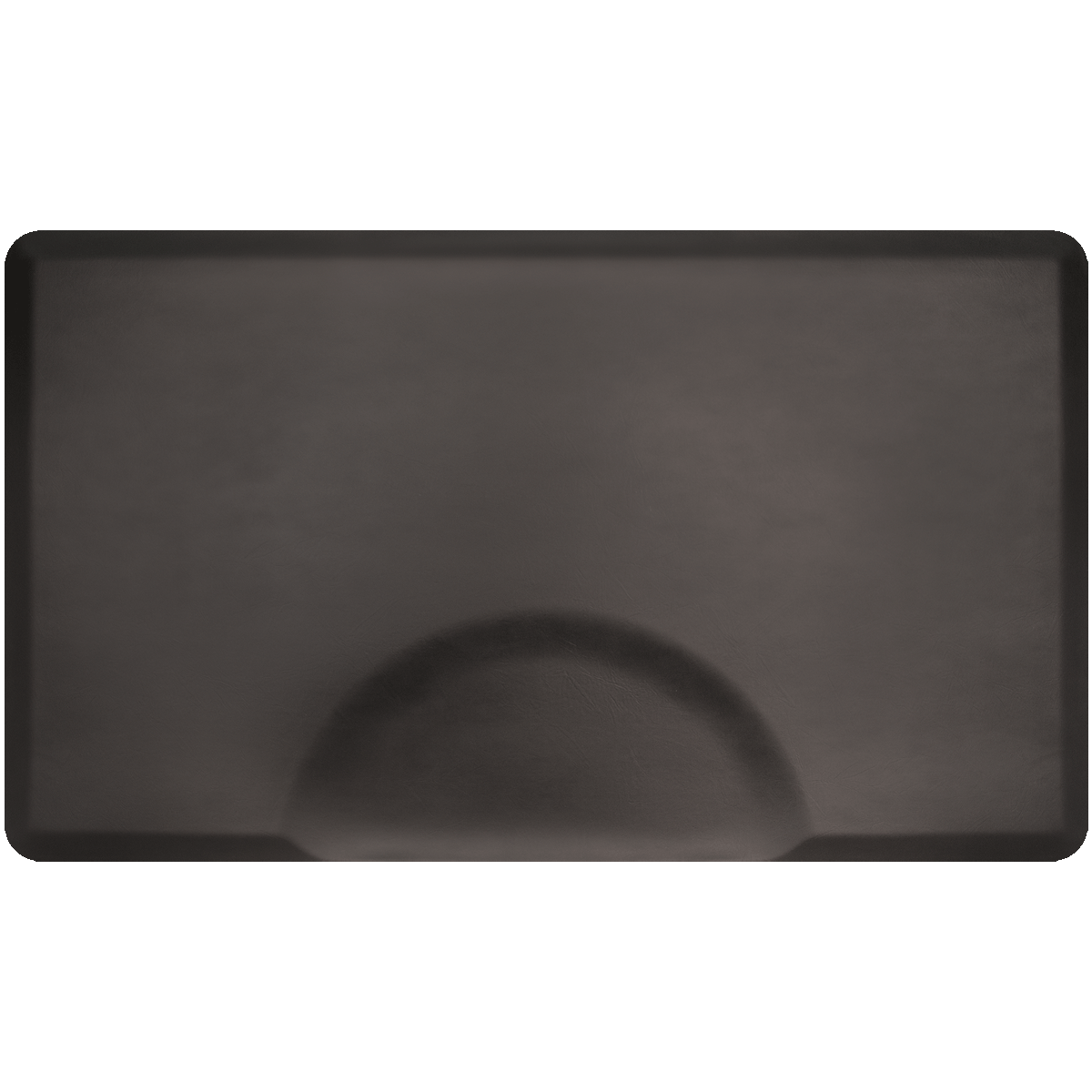 Smart Step Tough Guy - 5/8" Original Black Anti-Fatigue Mat Half Round