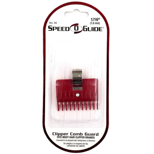 Speed-O-Guide [#00] (1/16") SPG0117 Clipper Comb, Red