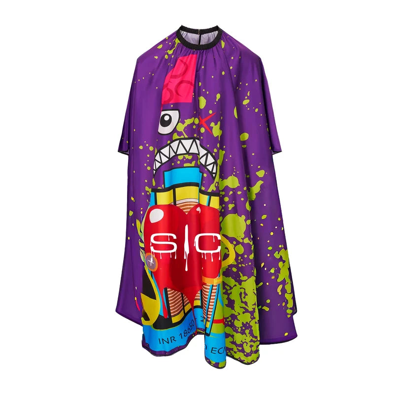 Stylecraft Professional Barber Kick Cape Purple Radioactive SC350B