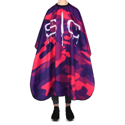 STYLECRAFT PINK CAMO BARBER & STYLIST CAPES #SC323PK